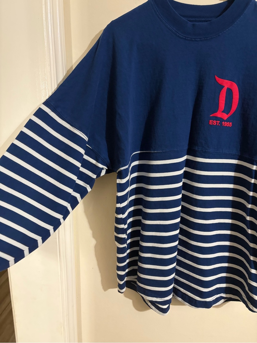 Disney Parks Navy Blue Tee with White Logo - Picture 2 of 16